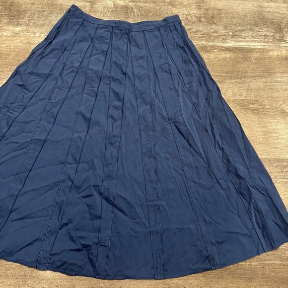 Lafeyette 148 New York Blue A-Line Skirt 6 - Picture 2 of 7